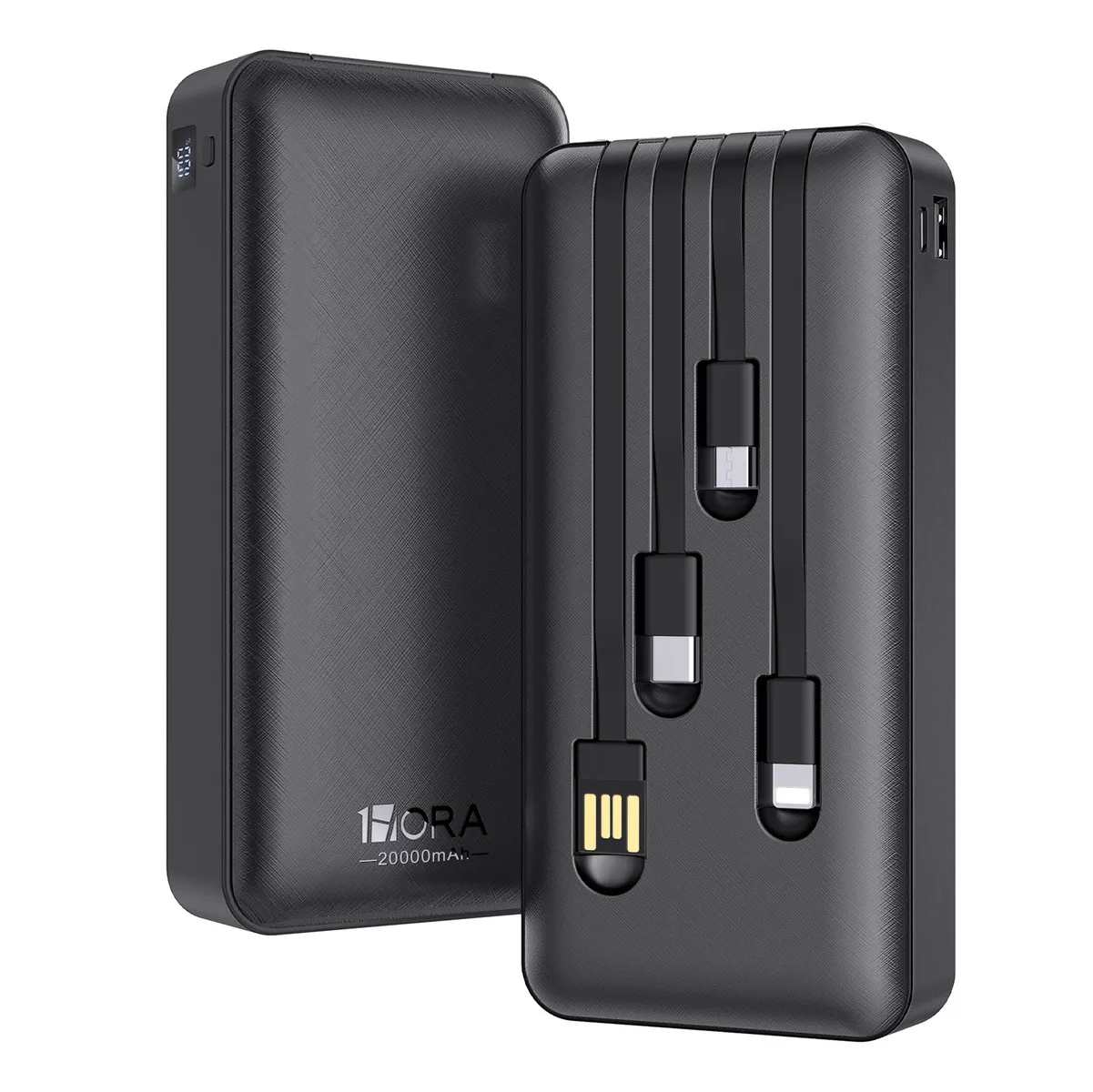 PowerBank Portátil 1HORA 20000mAh - Carga Rápida