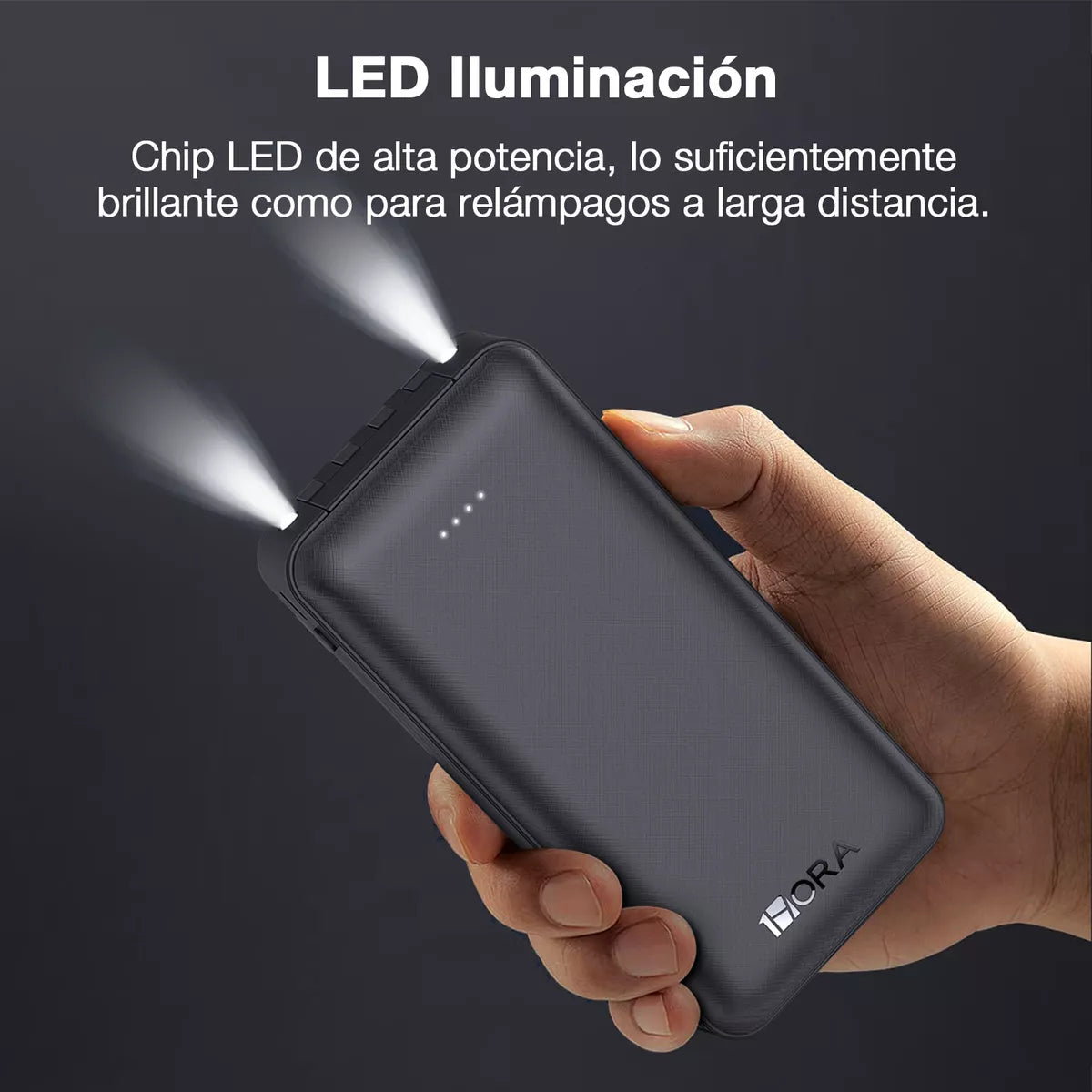 PowerBank Portátil 1HORA 10000mAh - Carga Rápida
