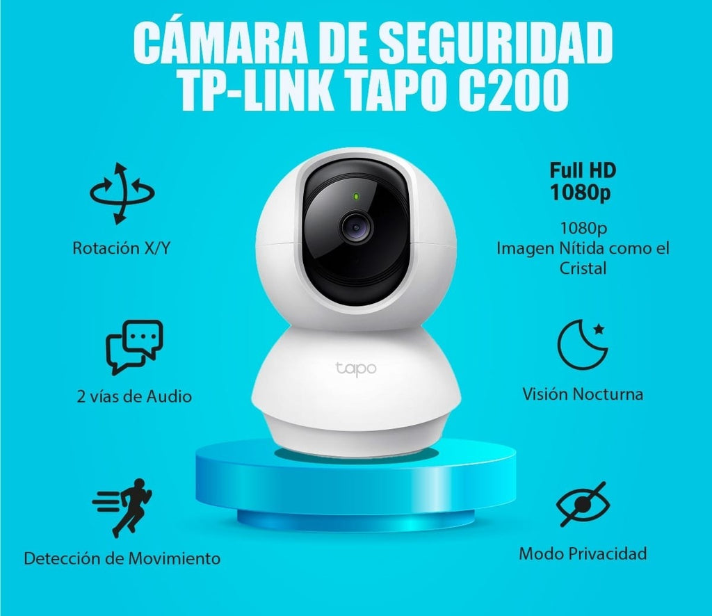 Cámara de Seguridad TP-Link Tapo C200 HD