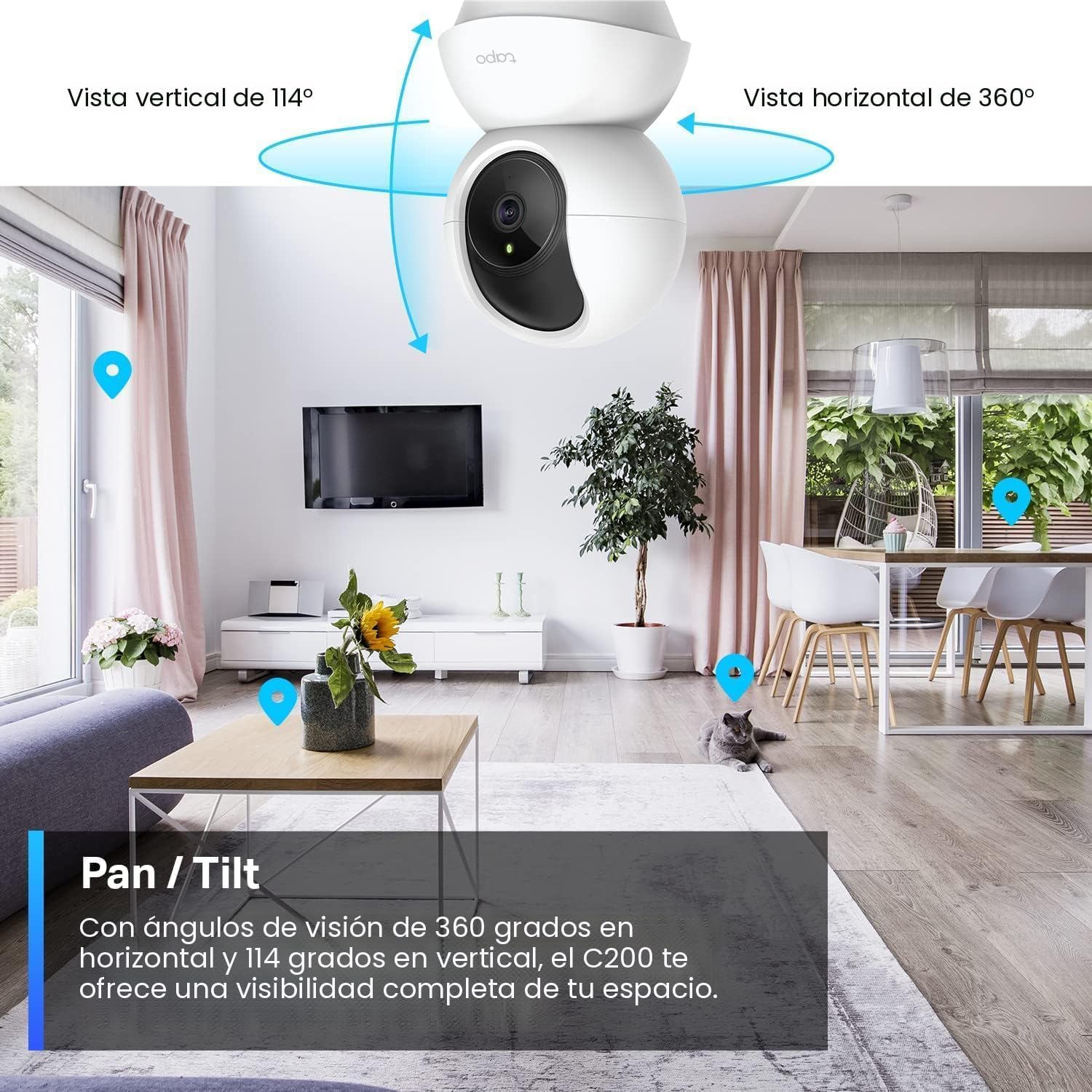 Cámara de Seguridad TP-Link Tapo C200 HD