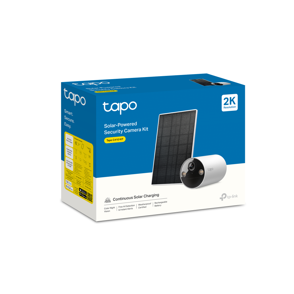 Cámara de Seguridad KIT Solar TP-Link Tapo C402 Full HD