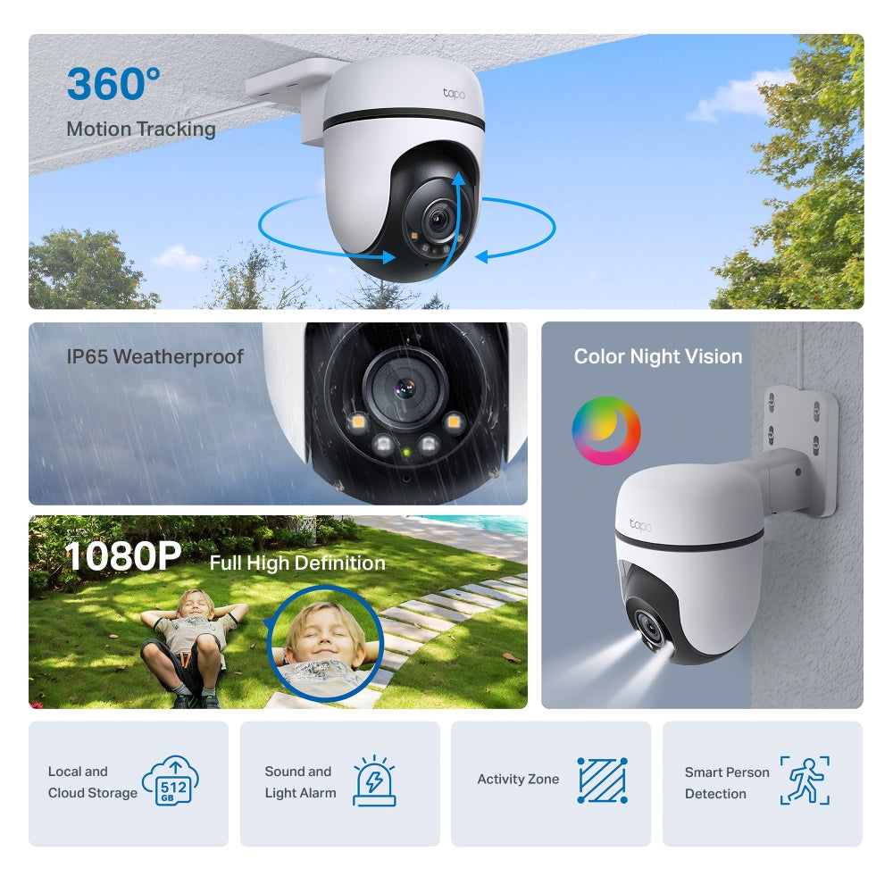 Cámara de Seguridad TP-Link Tapo C500 Full HD