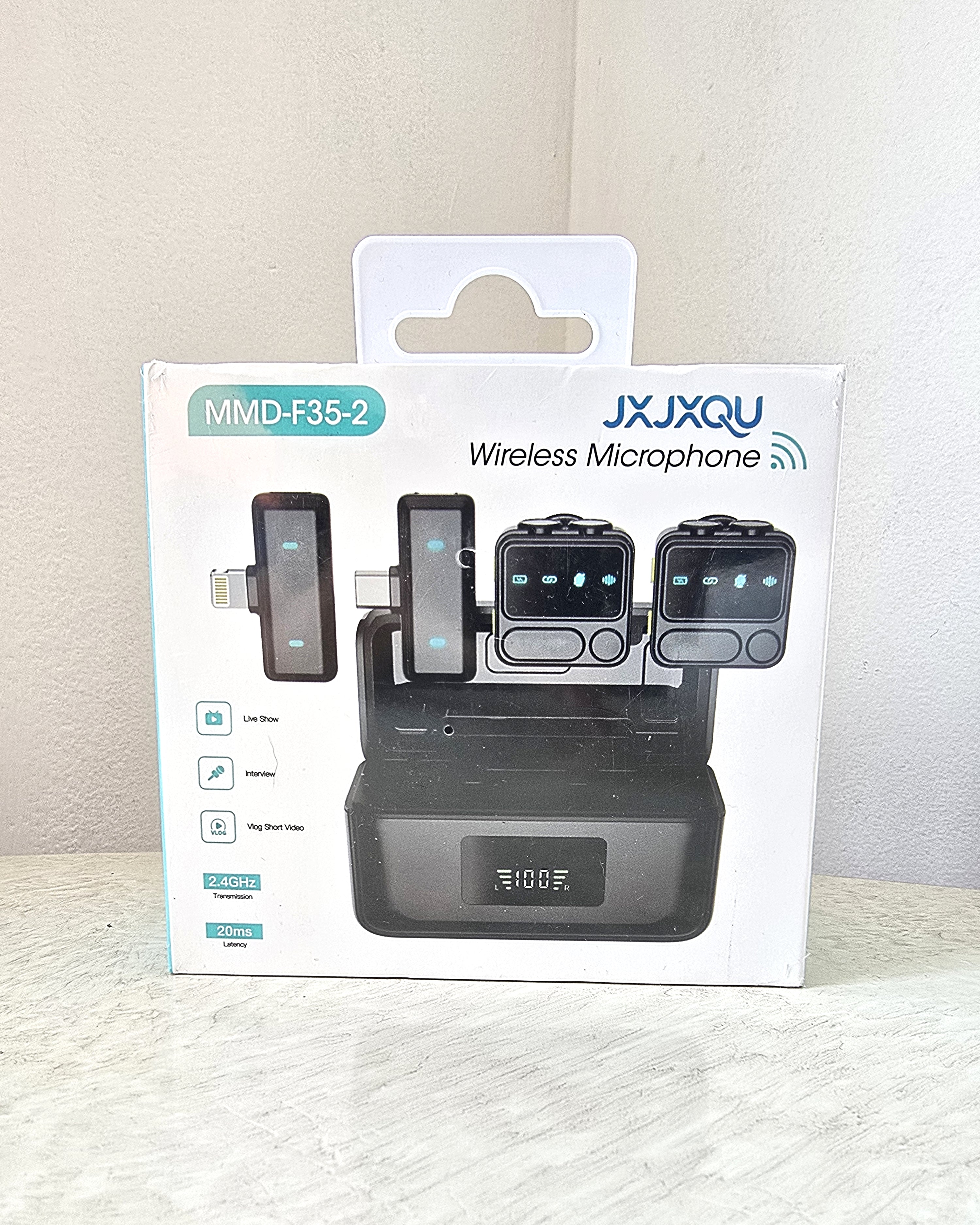 Micrófono inalámbrico Lavalier JXJXQU