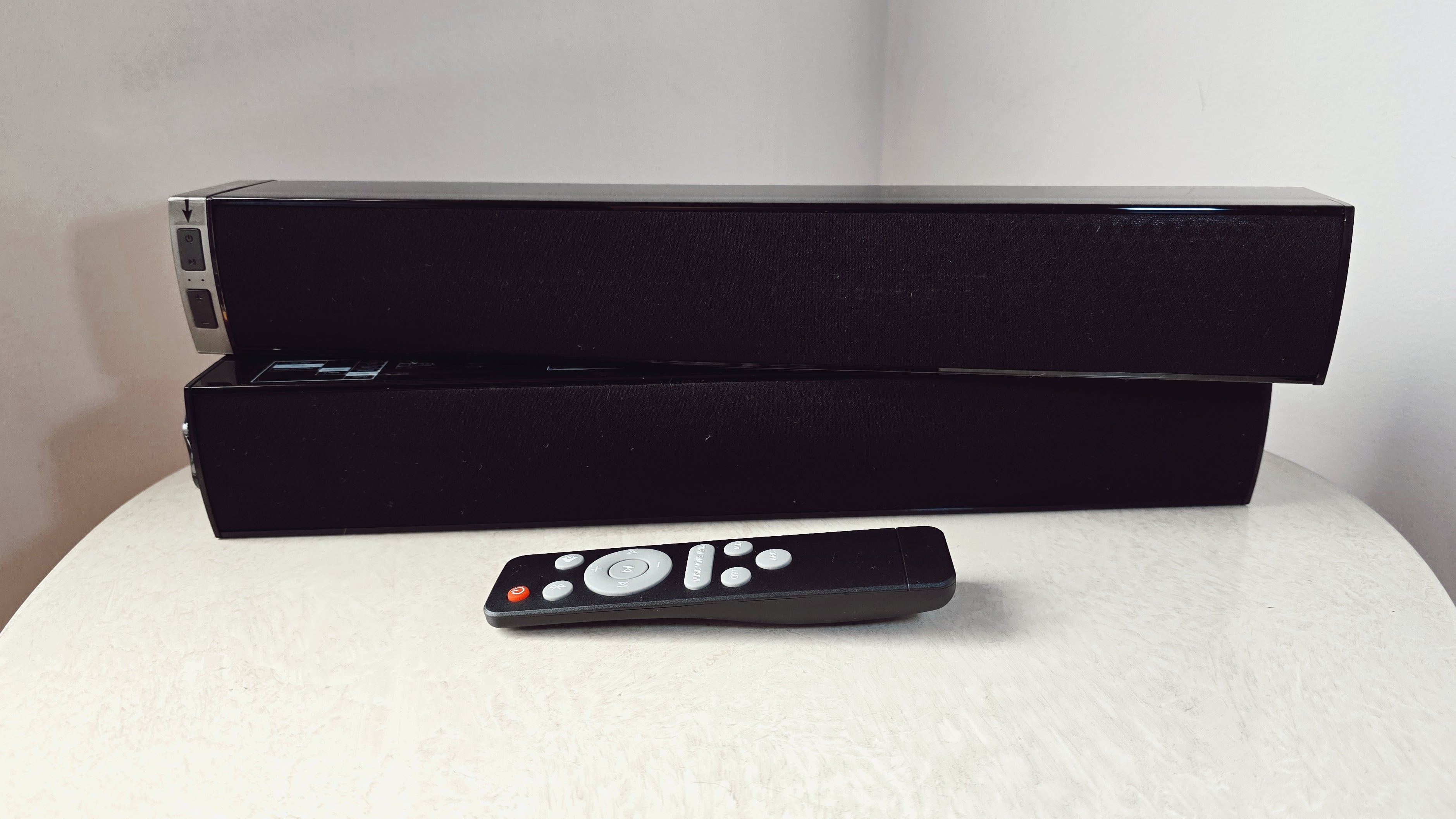 Barra de Sonido TV 80W Bluetooth - Diseño 2 en 1